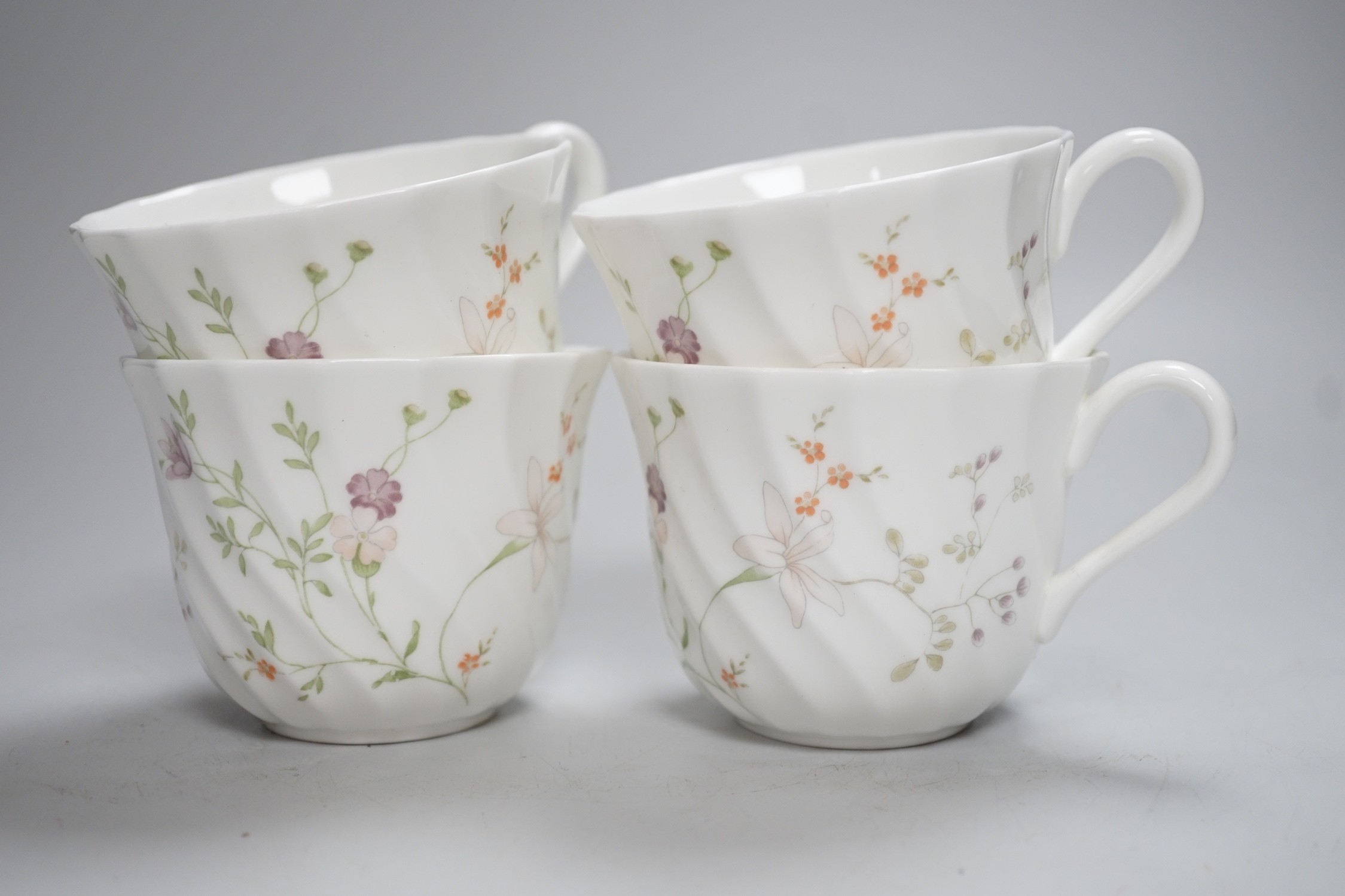 A Wedgwood Campion-pattern part breakfast service, and a Caprice Elizabethan teaset